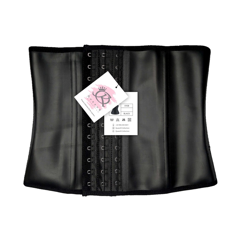 QueenR Collection 9 Steelbone Latex Waist Trainer Short Torso Shopee