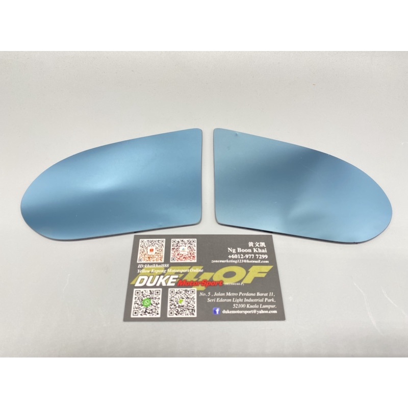 Ganador Mirror Blue Lens Glass Only Cermin Kaca Glass Proton Wira Satria Gen2 Honda Civic EK EG