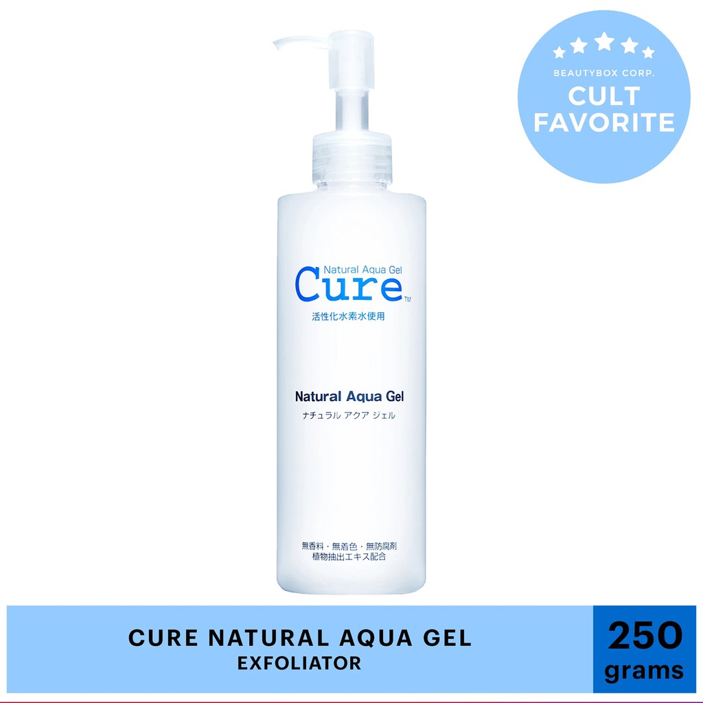 CURE Natural Aqua Gel [Japan’s No. 1 Exfoliator, Activated Hydrogen Water, Made in Japan