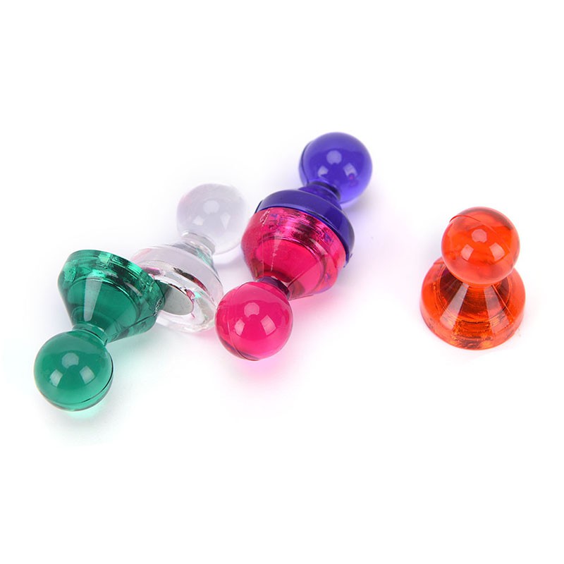 Meduim Strong Neodymium Noticeboard Skittle Men Pin Magnets Fridge WhiteboaWTUS