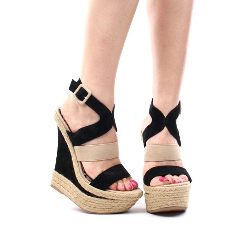  Liliw  MTS Juvy Abaca Wedges Sandals  Shopee Philippines