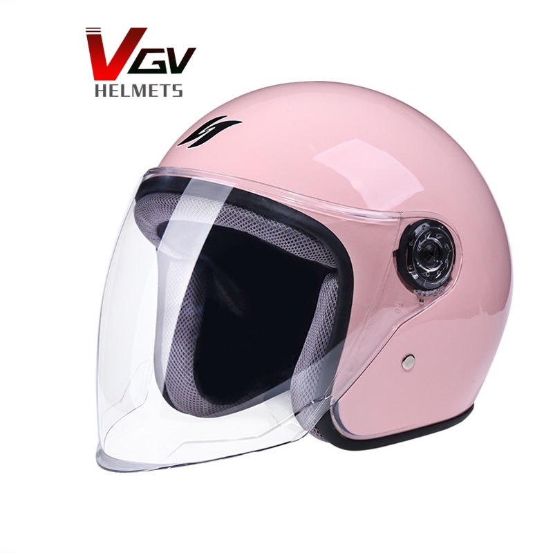 Vgv Icc Helmet For Women Half Face Helmet Motor Helmets Helmet Accessories With Icc Shopee