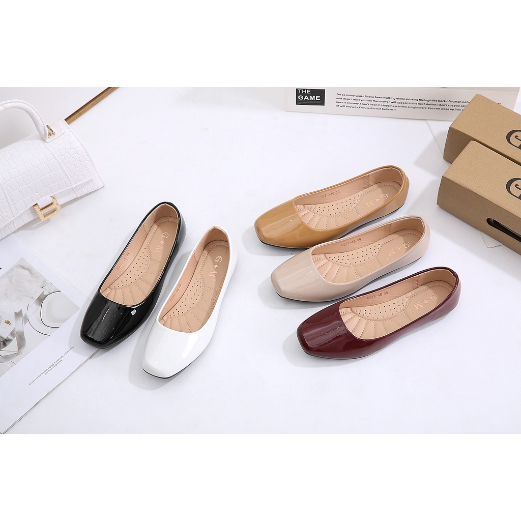 【AhSin】 Fashion Women Doll Shoes Office Flat Shoes Daily Loafer GM78-46 ...