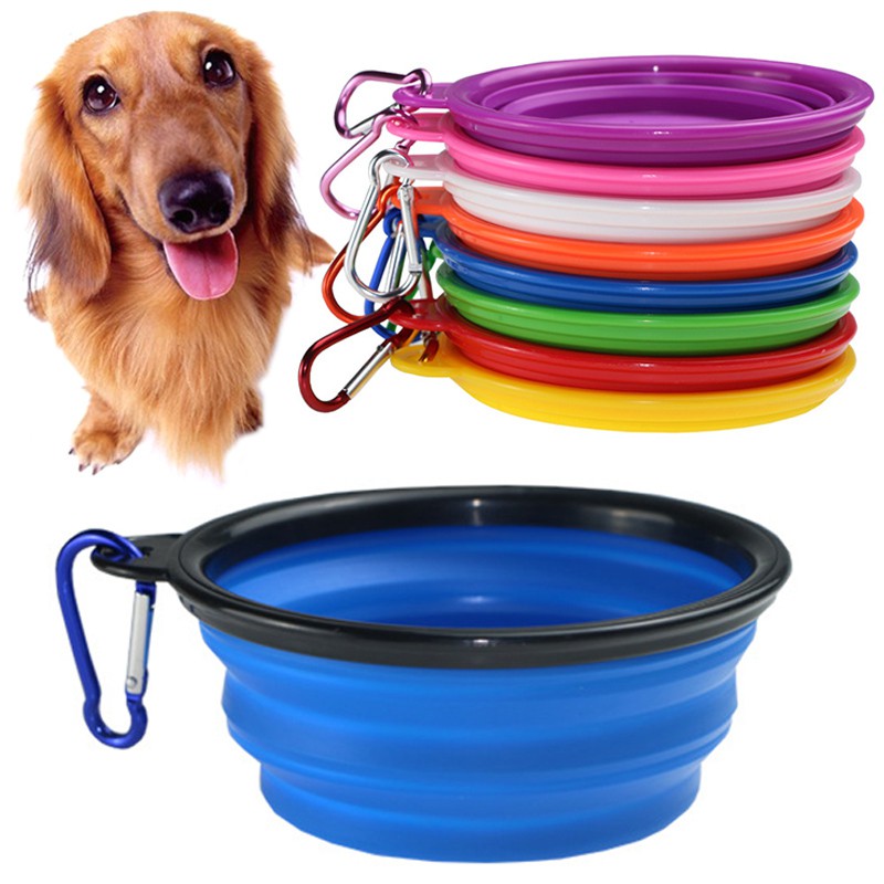 1PC Folding Silicon Dog Bowl Pet Accessories Shopee Philippines