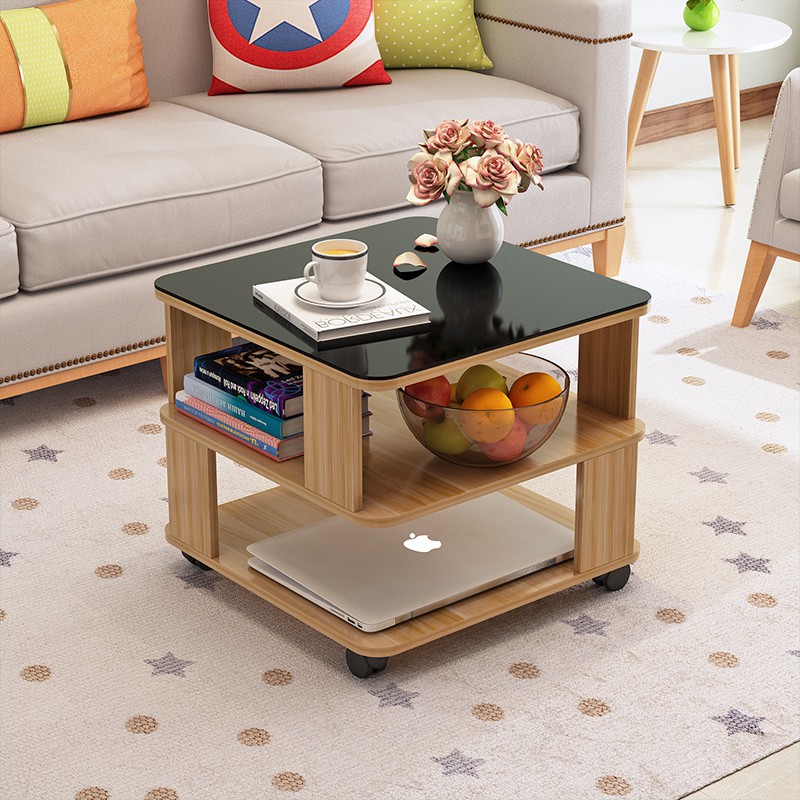 Small coffee table simple mini small apartment living room ...