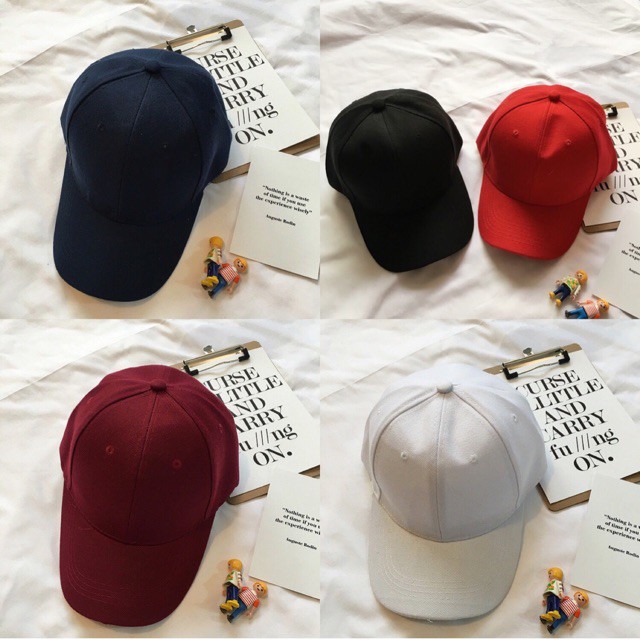 KM Plain Cap Baseball Cap 10 Colors Best Selling COD | Shopee Philippines