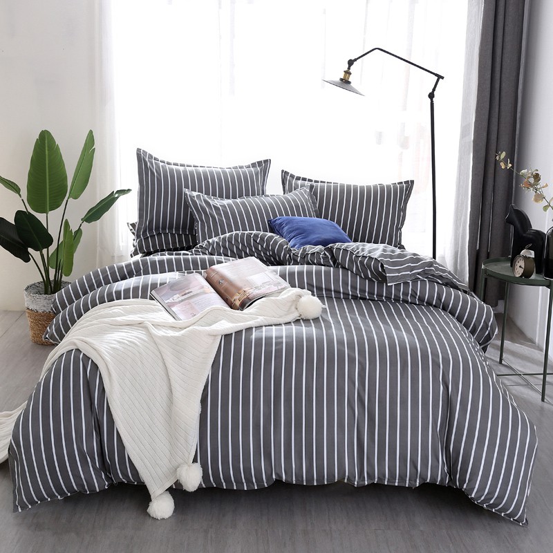 Striped Duvet Cover Where To Buy Bed Linen Online Shopee Philippines