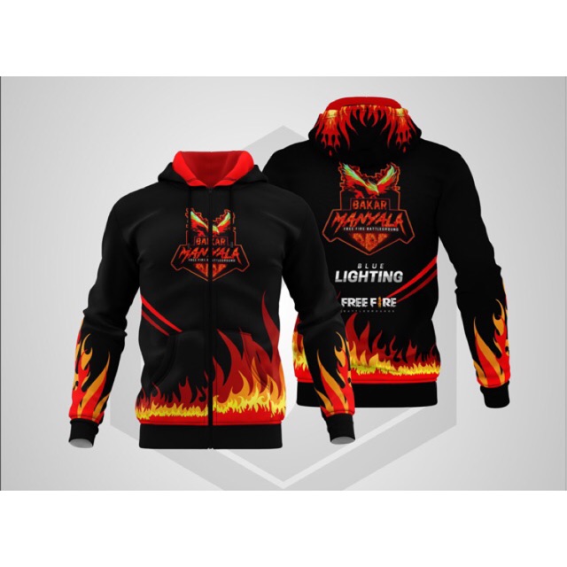 jacket free fire t shirt