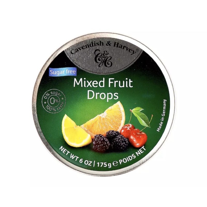 Cavendish & Harvey Sugar free Mixed Fruit Drops 175g Shopee Philippines
