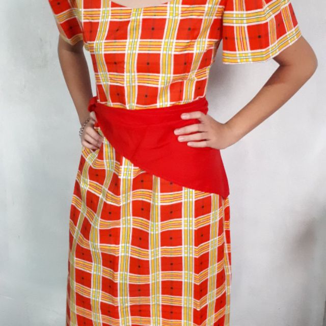 patadyong dress