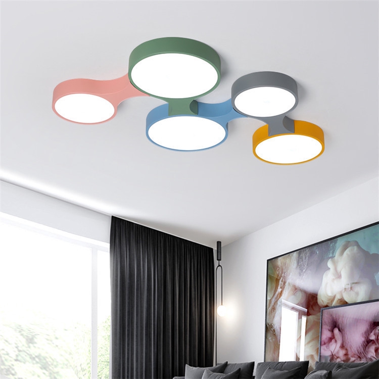 Nordic Macaron Led Ceiling Light Shopee Philippines