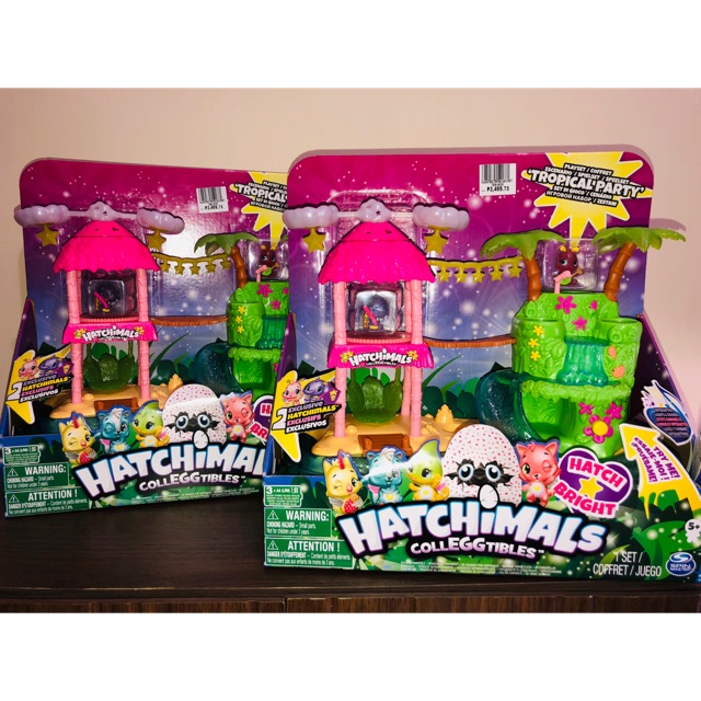 hatchimals colleggtibles tropical party