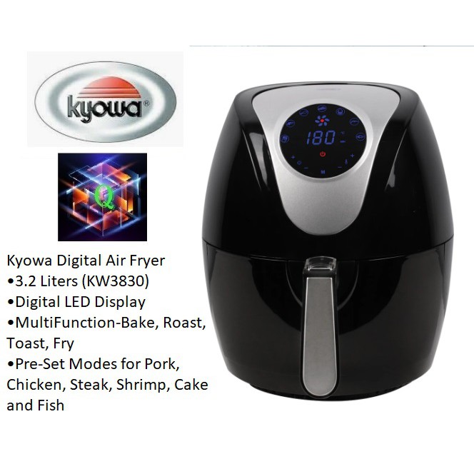 Kyowa Digital Air Fryer 3.2 Liters KW3830 | Shopee Philippines