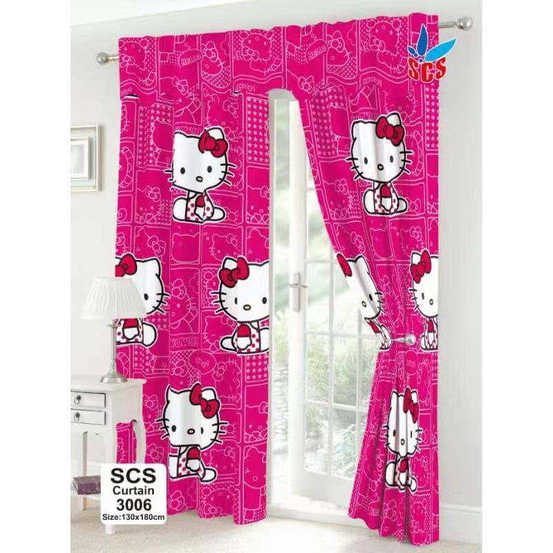 Hello kitty Curtains For Window Door Room Home Decoration Curtain No ...