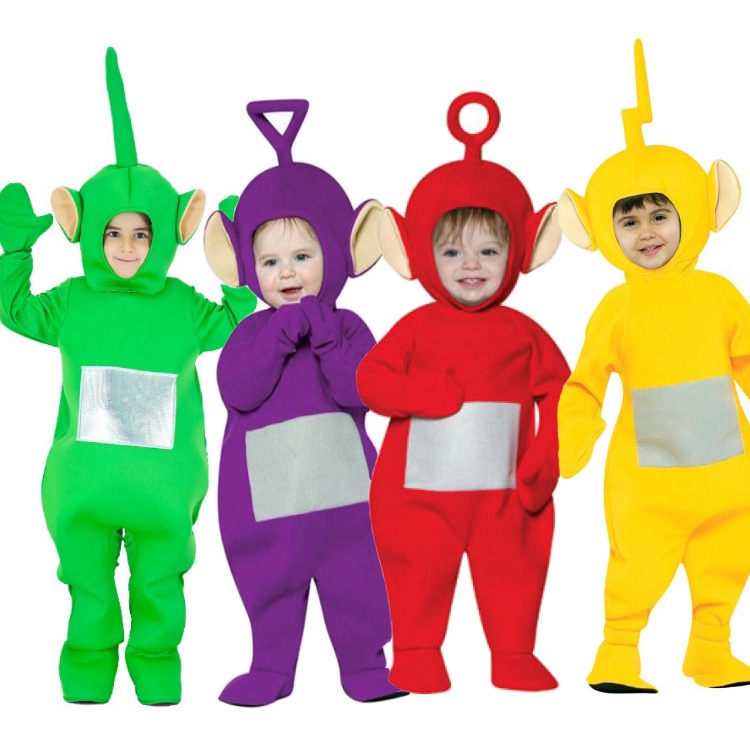 4 Colors Teletubbies Cosplay For Baby Kids Child Funny Tinky Winky ...