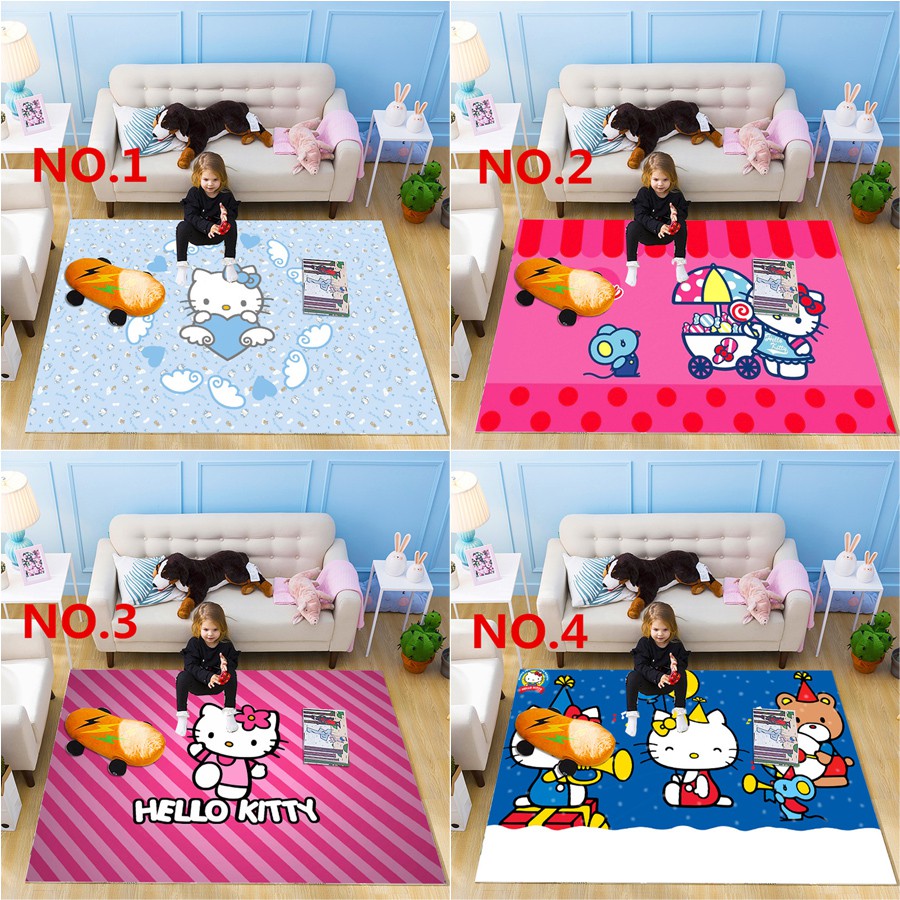  Hello  Kitty  Carpet Living Room  Rugs  Cartoon Yoga Rugs  Baby 