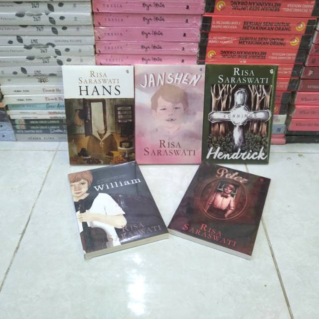 Package 5 Books Of Peter Cs Novel By Risa Saraswati Hans Peter Janshen William Hendrik Shopee Philippines