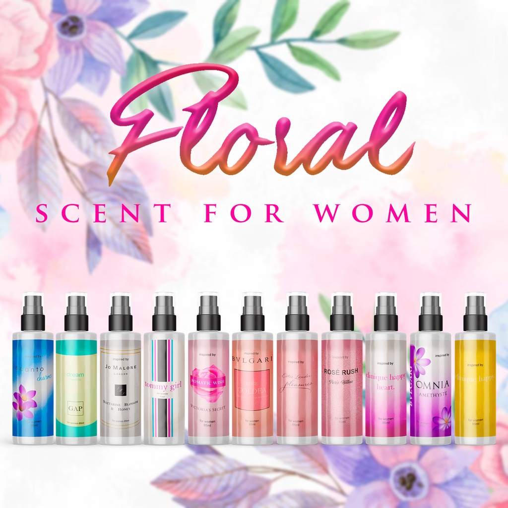 Floral Inspired Scent Perfume ONLY for (W) -ISONFAM- | Shopee Philippines