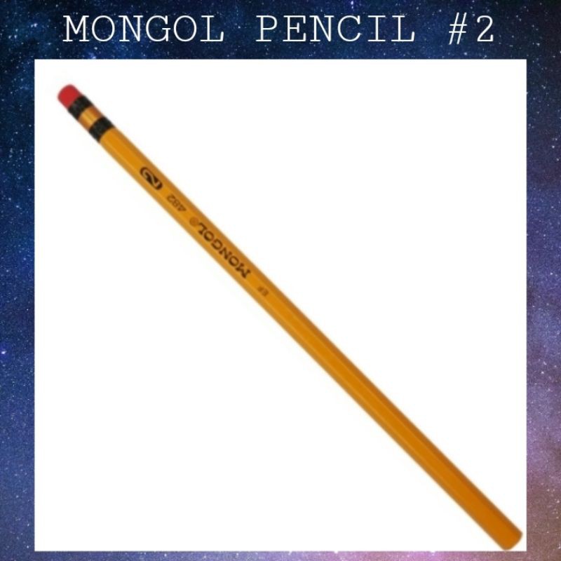 MONGOL PENCIL 2 and XL, SHARPENER AND ERASER (SOLD PER PIECE EACH