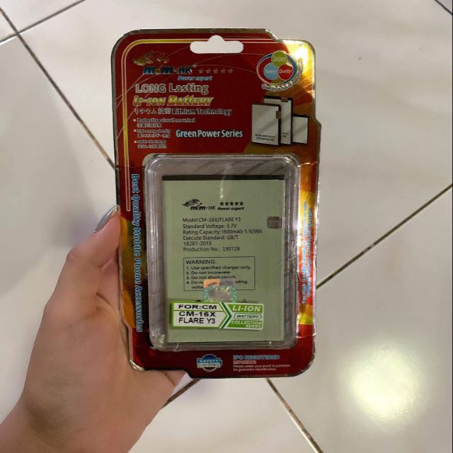 CM 16X Flare Y3 Cherry Mobile Battery | Shopee Philippines