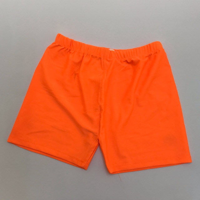 cycling shorts orange