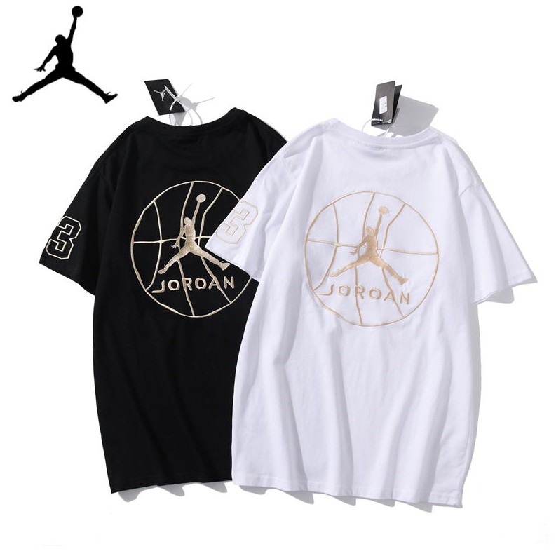 gold jordan shirt
