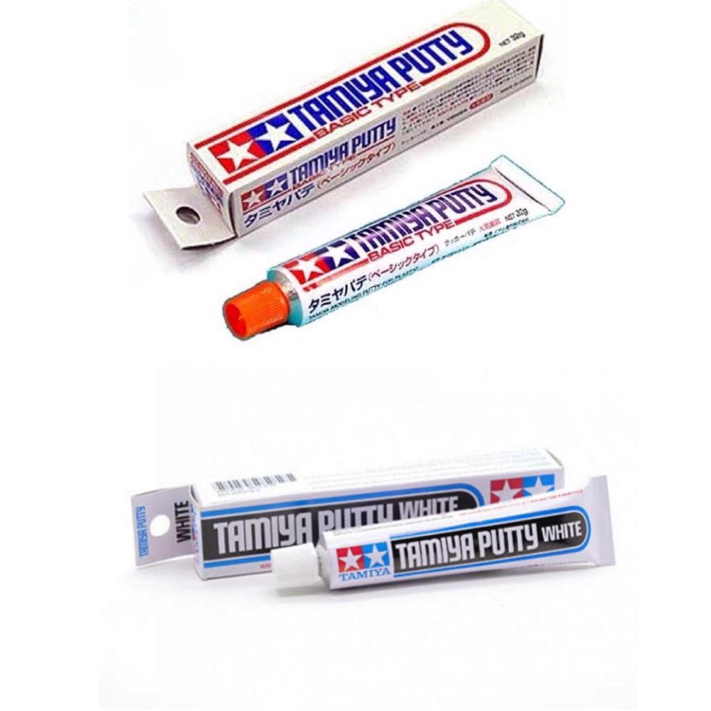 Tamiya Putty Basic Type/Putty White 32g/Epoxy Putty 25g Shopee