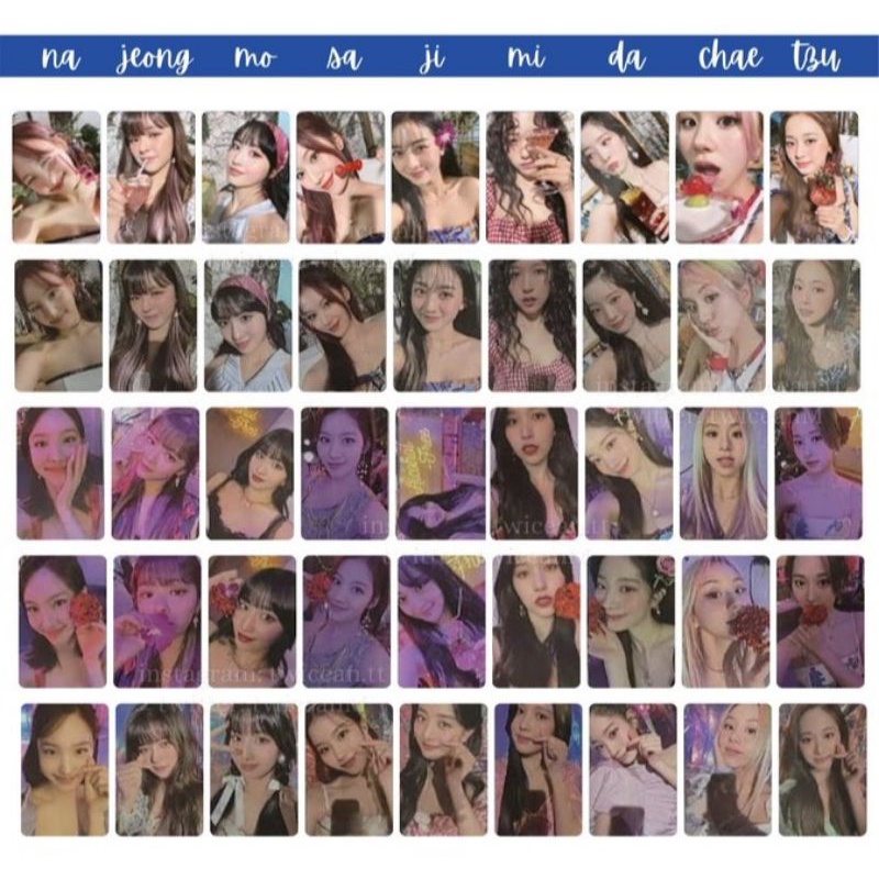 Twice Taste Of Love Photocard Per Piece Shopee Philippines