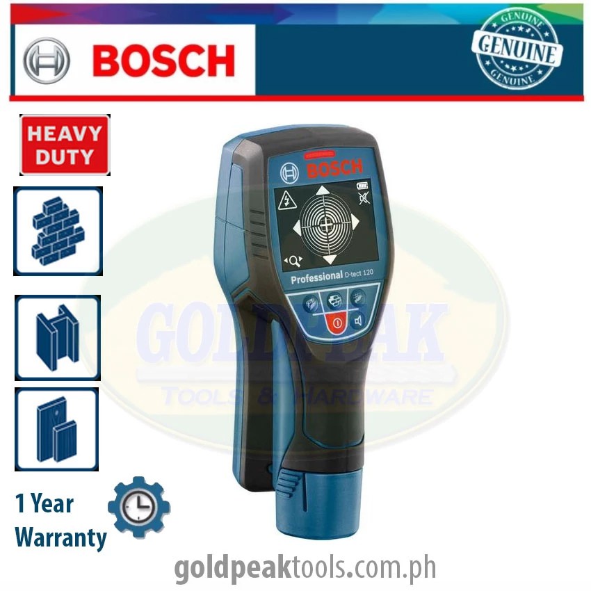 Bosch D Tect 120 Li 10 8v Aa 4 X 1 5v Lr6 12v Wall Scanner Li On