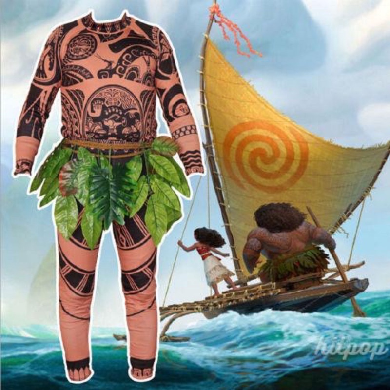 Moana Maui Costume Cosplay For Adult Shopee Philippines
