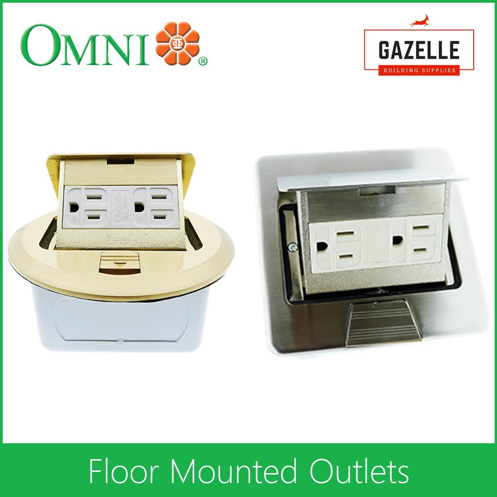 omni-floor-mounted-outlet-round-square-gold-silver-wfm-001-wfm-002-wfm