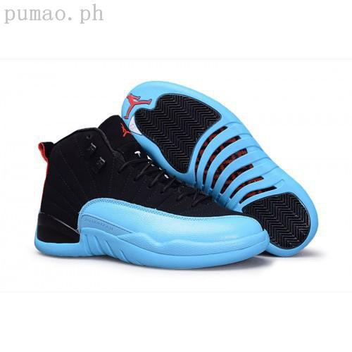 jordan 12 blue black