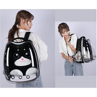 【COD】Transparent Cat Dog Carrier Bag Space Capsule Pet Puppy Cat Backpack Portable Outdoor Cat Shoul