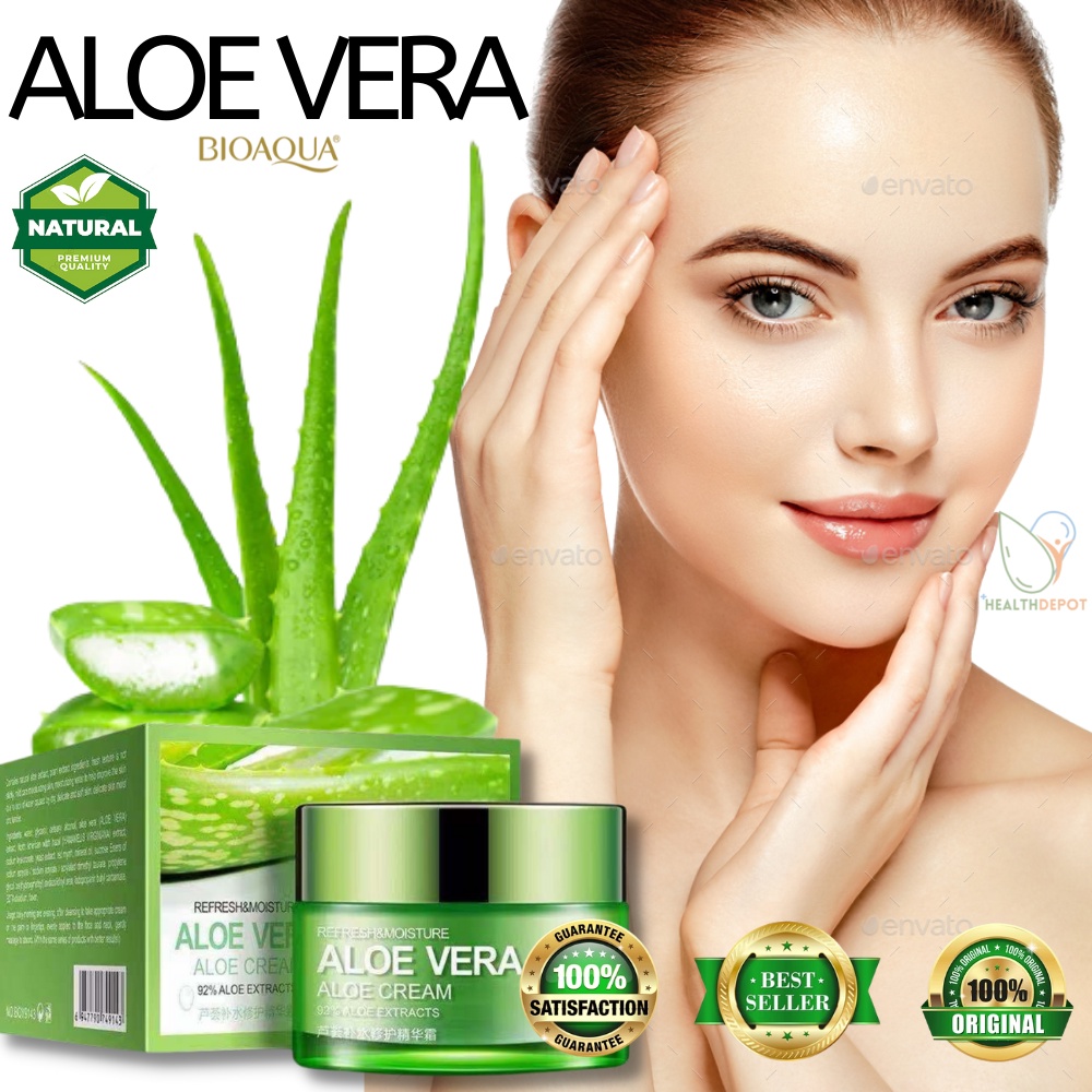 Original Aloe Vera Gel Hydrating Nourishing Cream Serum Brightening Skin Natural Aloe Vera 9513