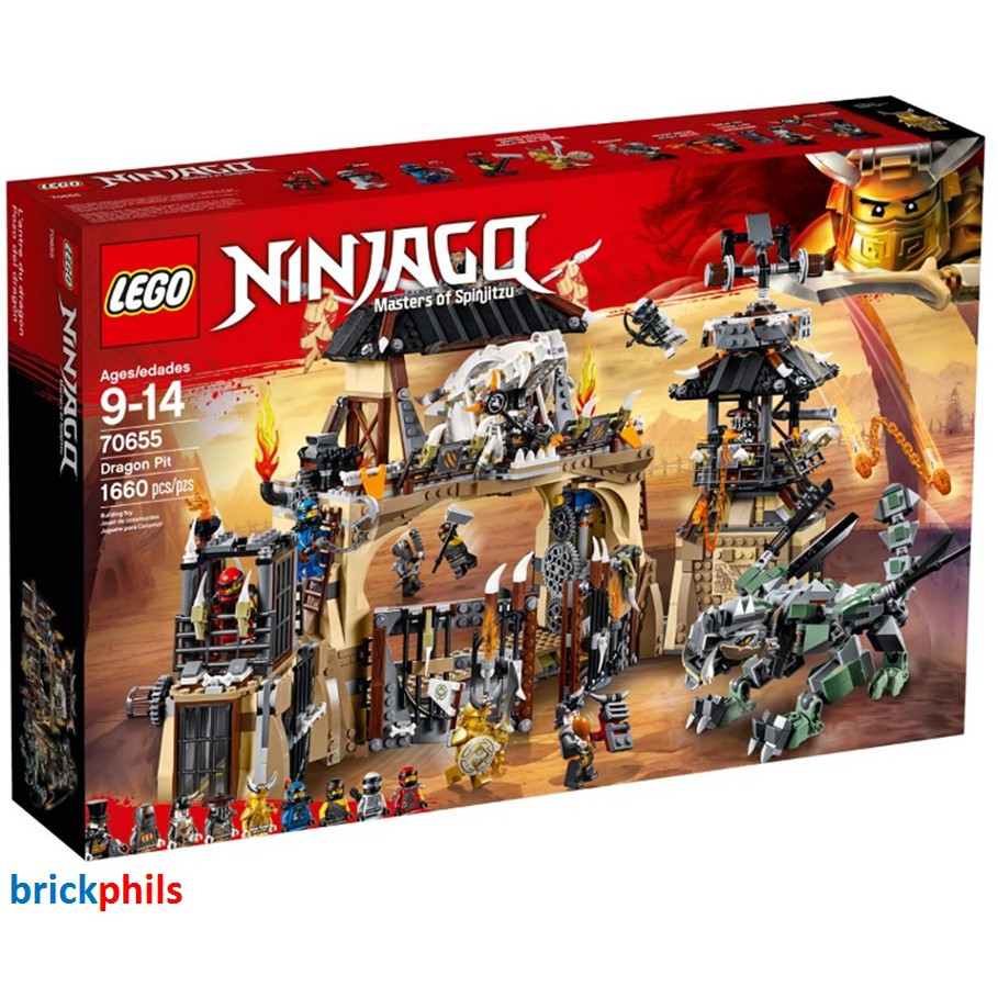 lego ninjago masters of spinjitzu dragon pit 70655