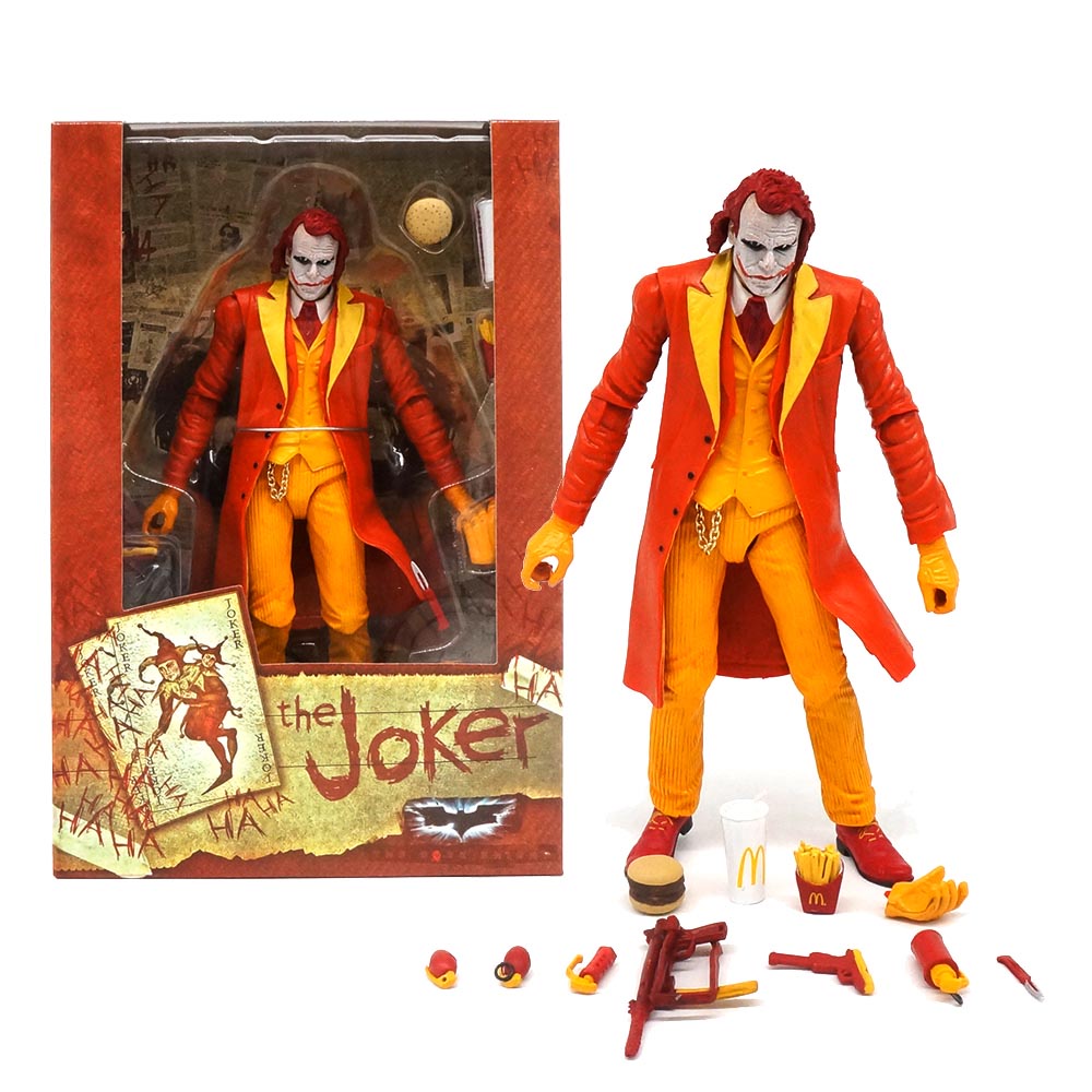 NECA DC Comics Orange Joker Batman Dark Knight PVC Action Figure New In Box 7" NECA DC Comics Orange Joker Batman Dark Knight PVC Action Figure New In Box 7"