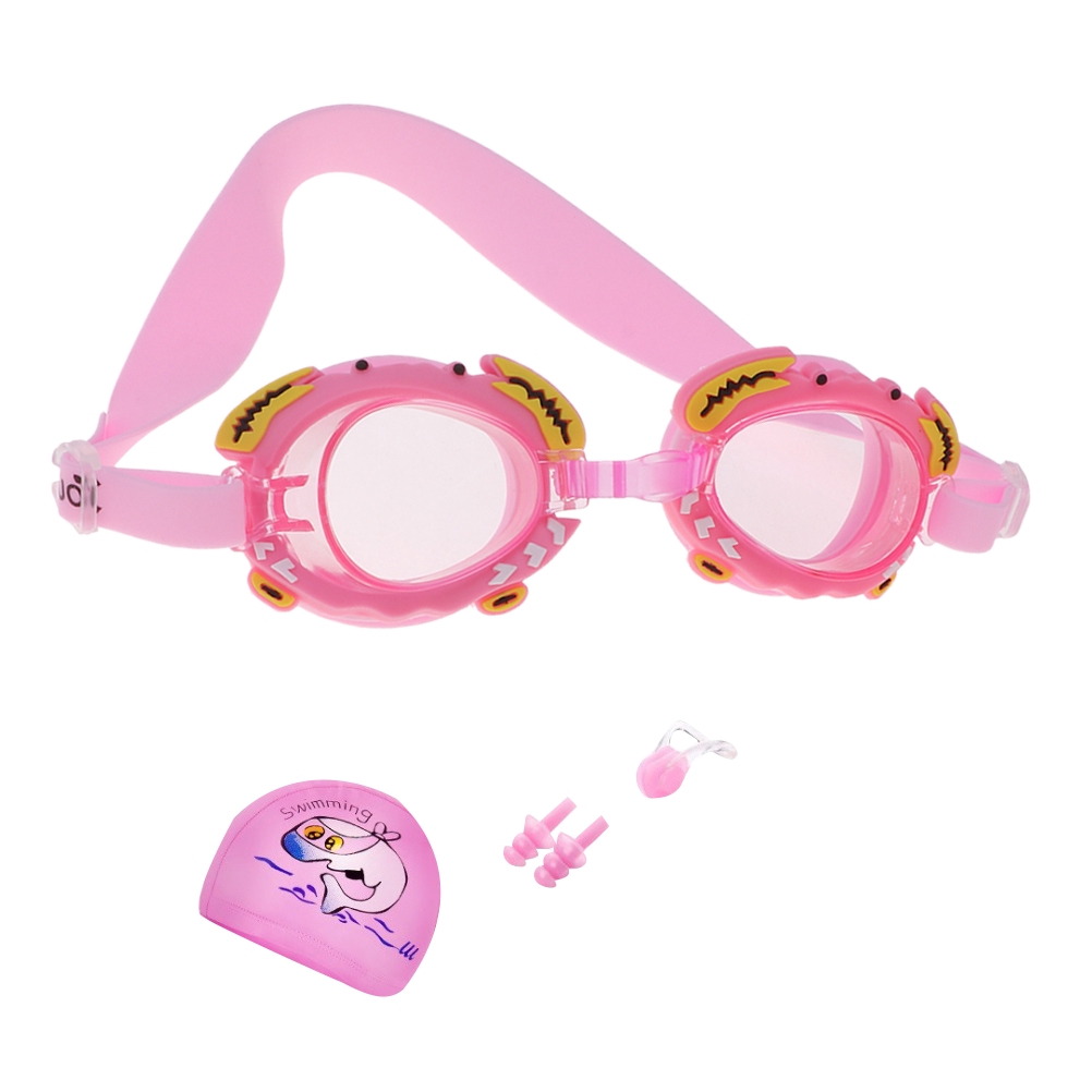 childrens pink swimming goggles