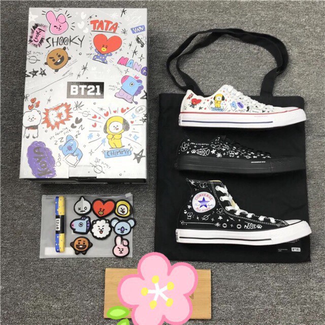 converse bts shoes