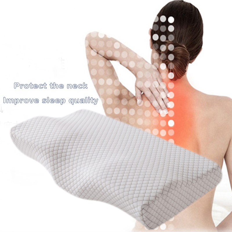 Contour Massage Ergonomic Curve Cervical Orthopedic Memory Foam Neck