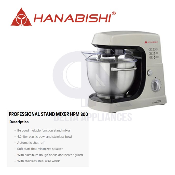 Hanabishi Professional Stand Mixer 4.2L (Limited Edition) HPM 800