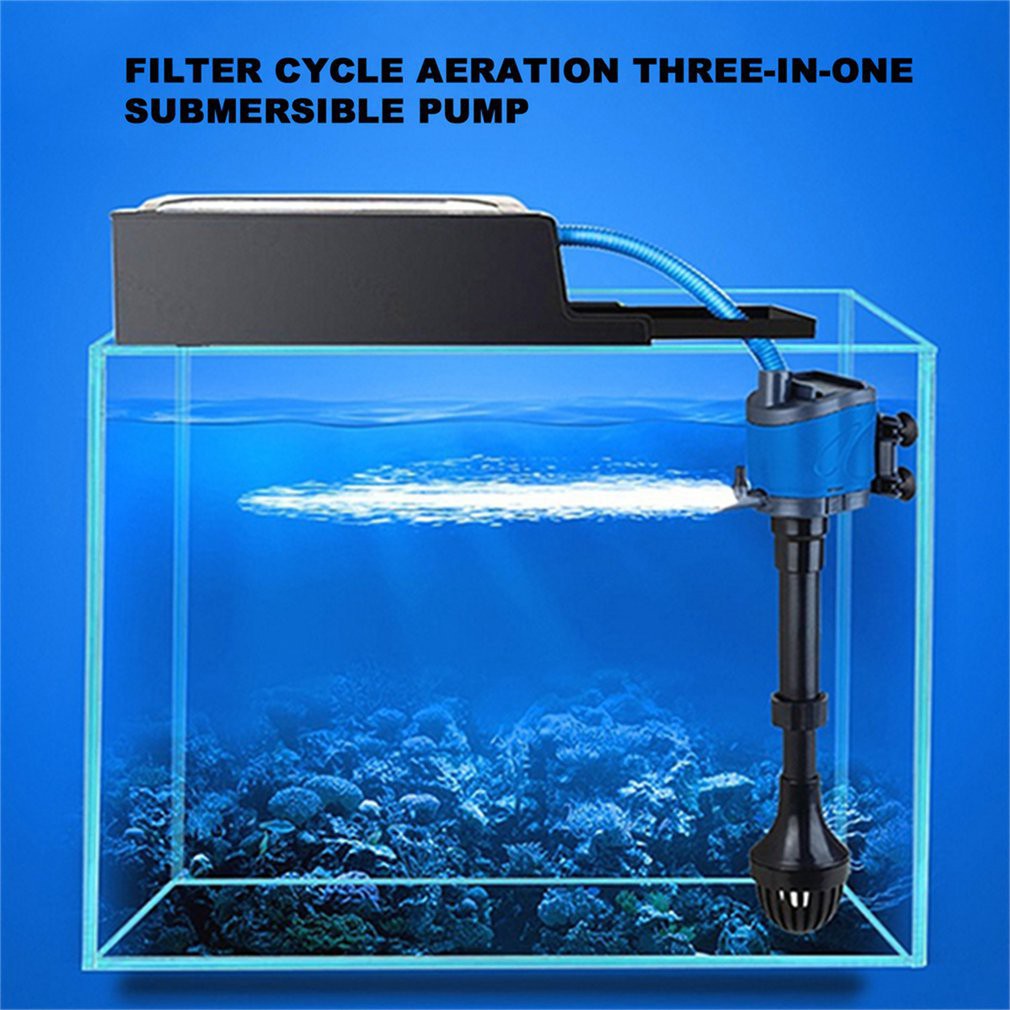 allbuy] 8W25W 3 in 1 Aquarium Filter Filtration