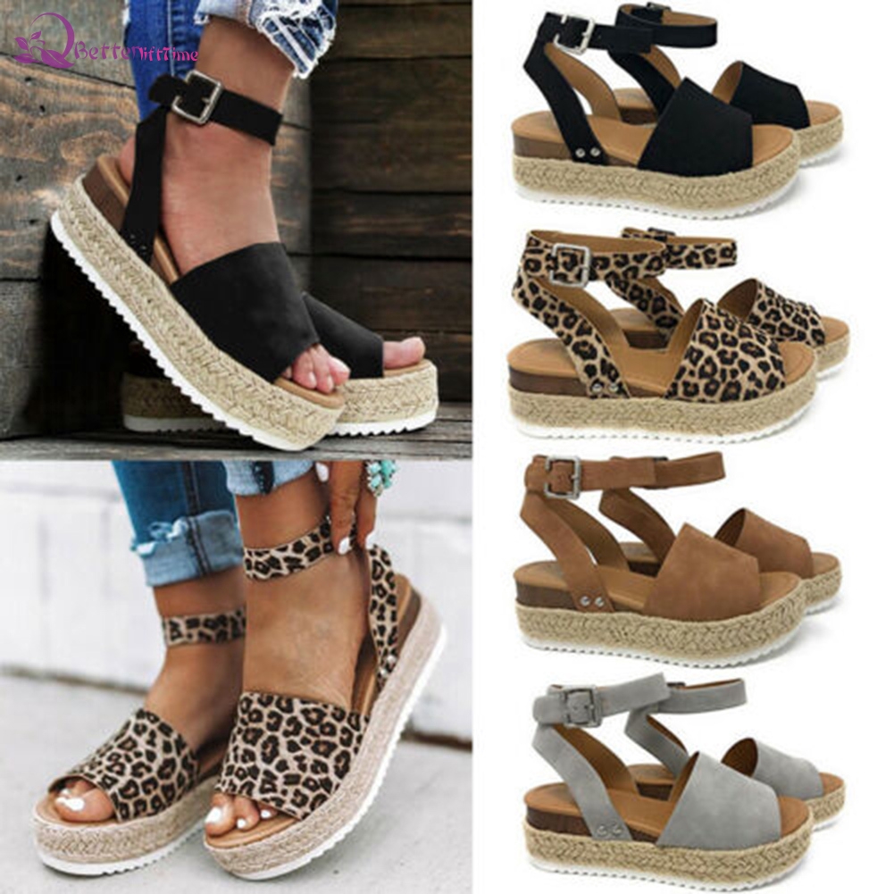 open toe platform