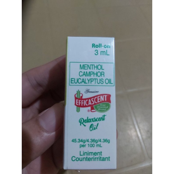 Efficascent Relaxscent Oil Roll On 3ml | Shopee Philippines