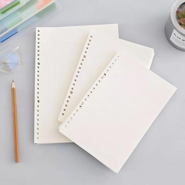 Notebooks & Notepads♣Refillable Minimalist Binder Notebook [Grid, Lines ...