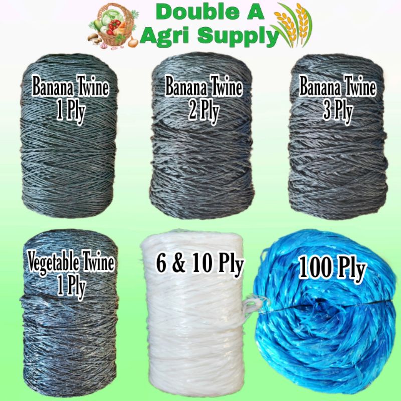 Banana Twine 1 Ply, 2 Ply, 3 Ply / Vegetable Twine 1 Ply, 6 Ply, 10 Ply