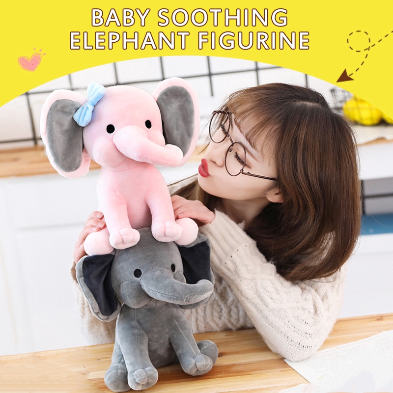 the baby elephant plush pillow