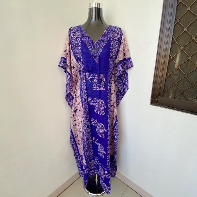 kaftan dress shopee