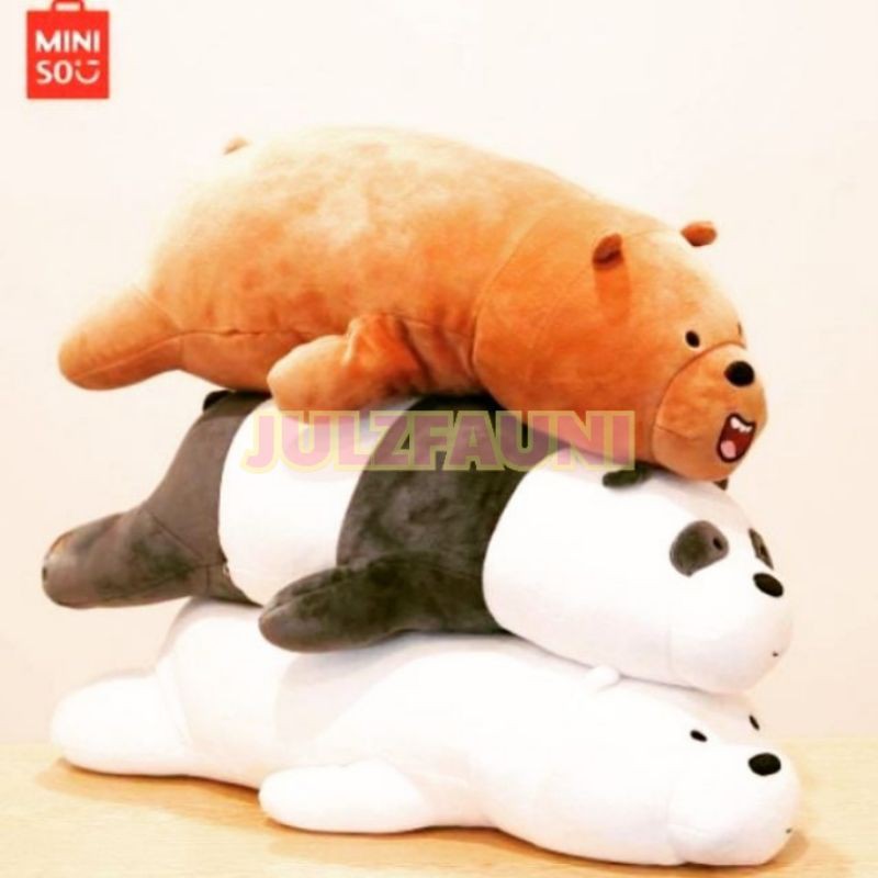 panda stuffed toy miniso