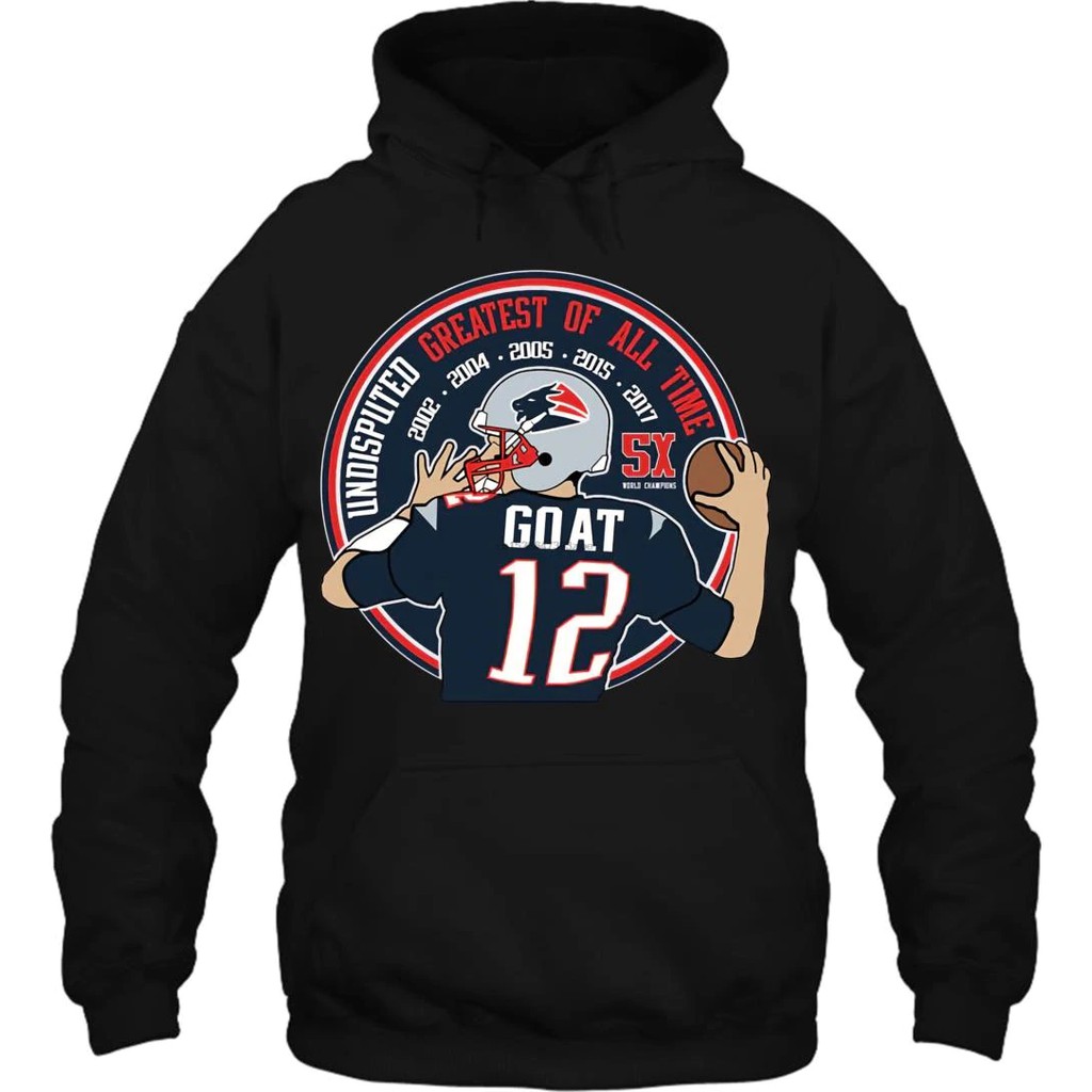 tom brady goat hoodie