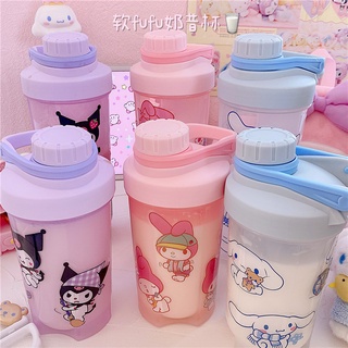 Sanrioed Kawaii Kuromi Cartoon Milkshake Milk Water Bottle Hand-Held ...